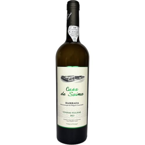 bottle of casa de saima vinhas velhas white wine